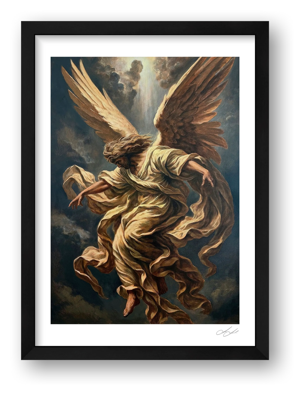 The Messenger — framed