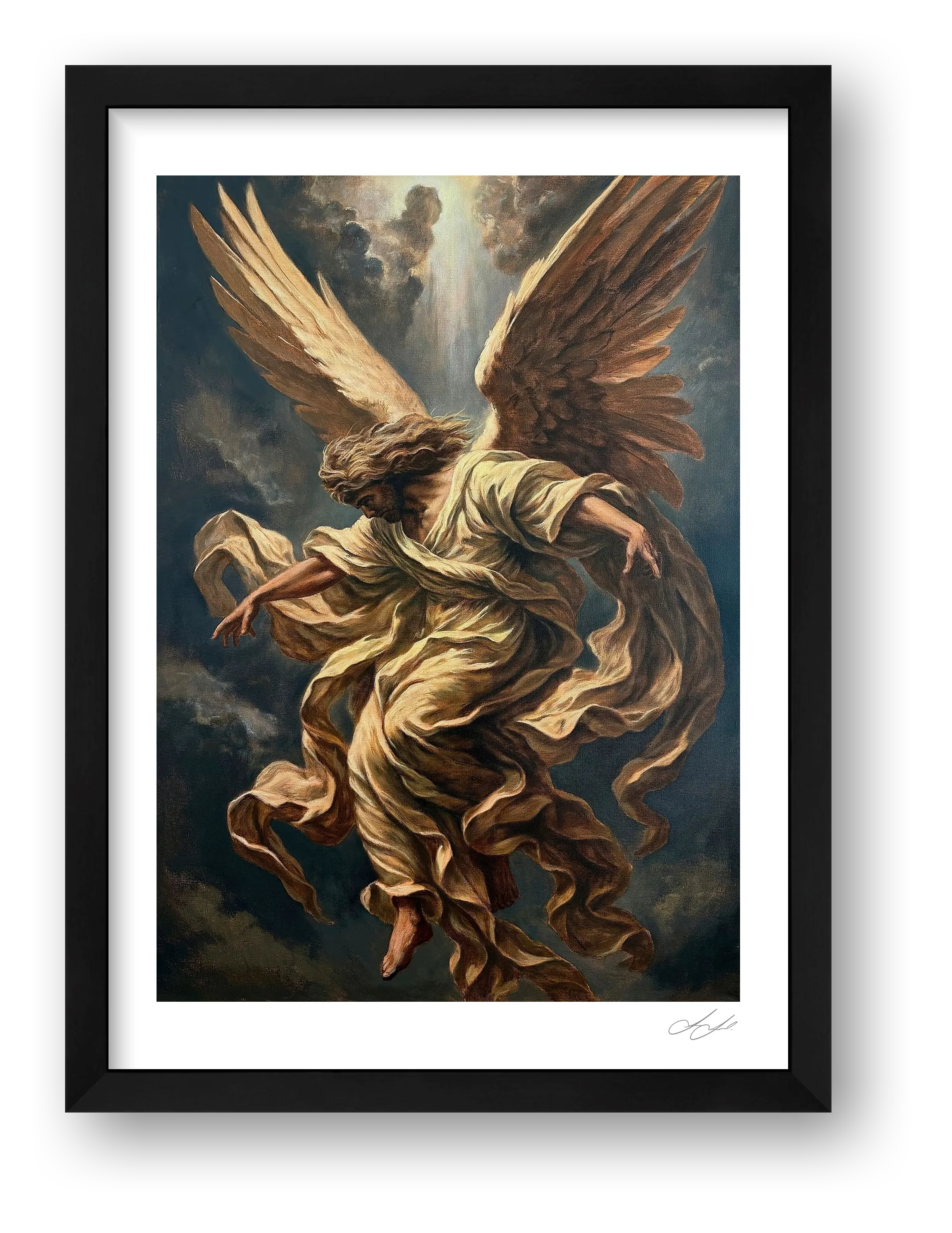 The Messenger — framed