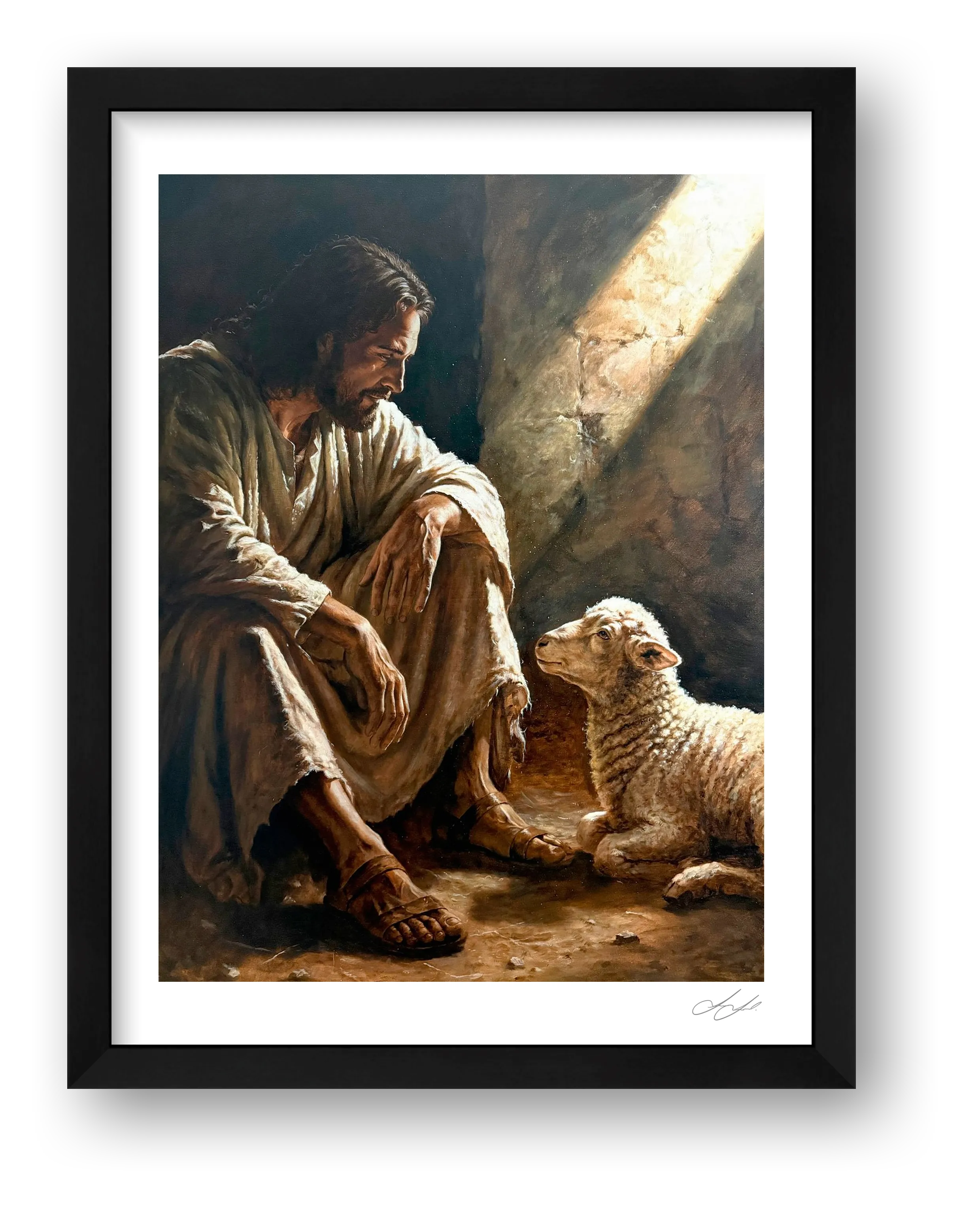 Lamb of God — framed