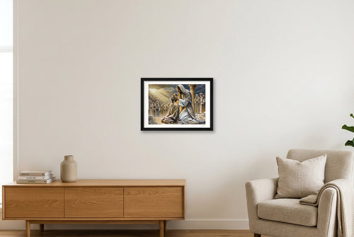 Eyes of Faith — A3 (42×30cm, 17×12") Black Frame