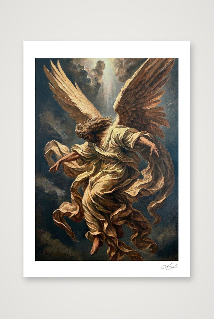 The Messenger — A3 (30×42cm, 12×17") Print only
